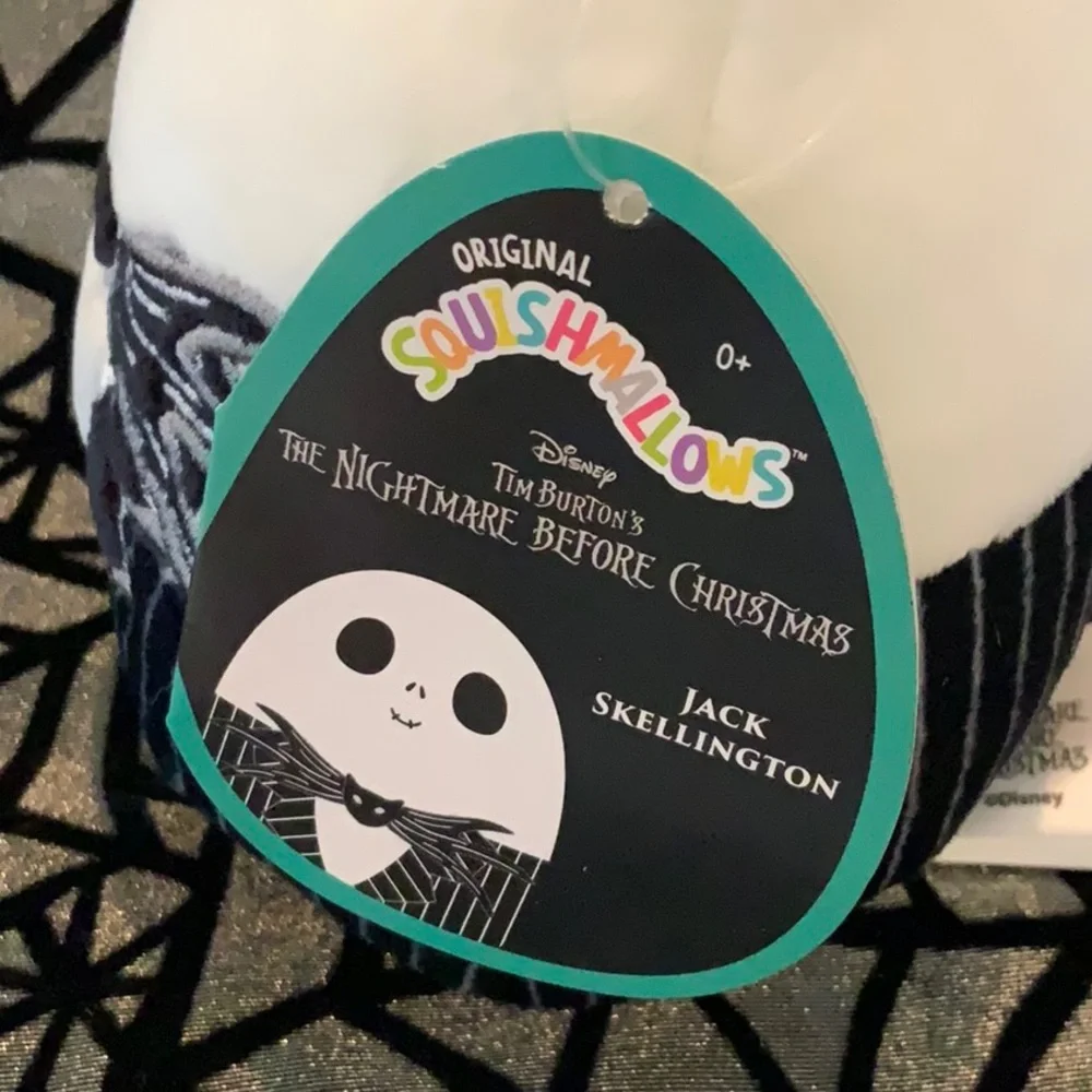 Squishmallows Disney Jack Skellington The Nightmare Before Christmas Plush NWT - Picture 4 of 13